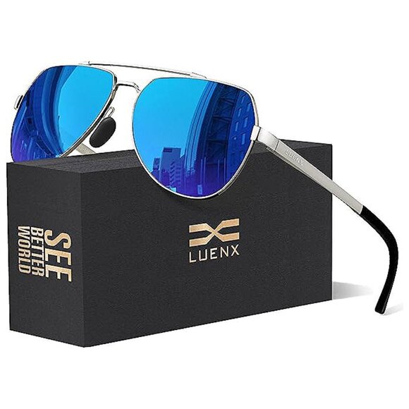 Other - Aviator Sunglasses for Men Women Polarized New , Dark Blue